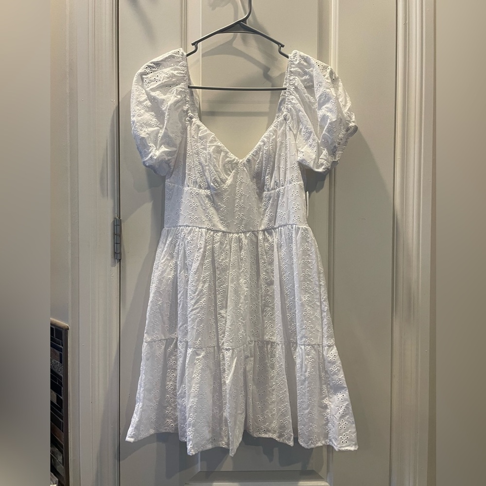 Altar’d State White Eyelet Sundress. Size S. New With Tags. $30